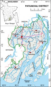 Patuakhali District Map