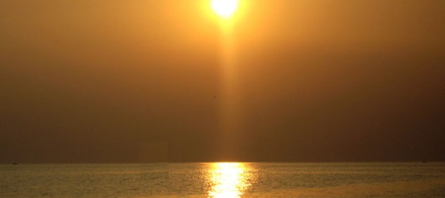 sunset kuakata